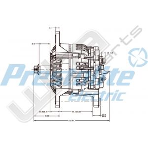 Prestolite Alternator 24V 120A CW J180Nacco