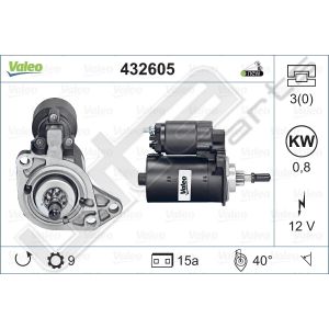 Starter Valeo OE 12V Volkswagen