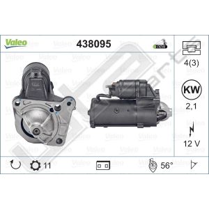 Starter Valeo OE 12V Vauxhall