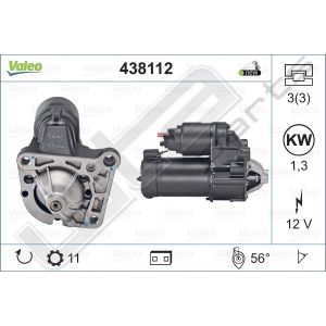 Starter Valeo OE 12V Renault