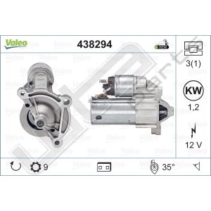 Starter Valeo OE 12V Citroen