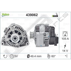 Dynamo Valeo OE 12V