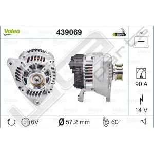 Dynamo Valeo OE 12V