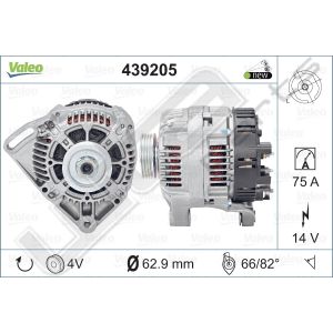 Dynamo Valeo OE 12V