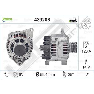 Dynamo Valeo OE 12V