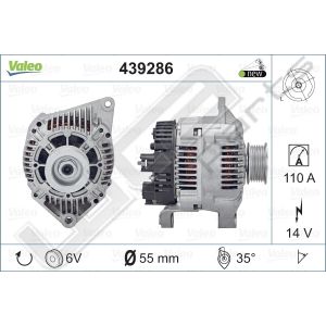 Dynamo Valeo OE 12V