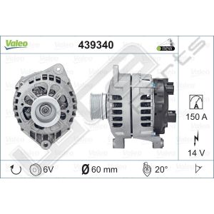 Dynamo Valeo OE 12V