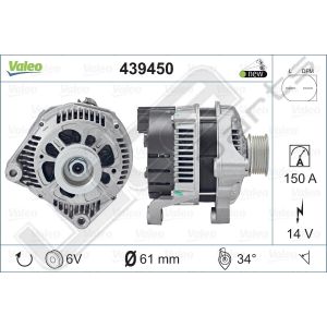 Dynamo Valeo OE 12V BMW 150A