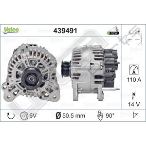 Dynamo Valeo OE 12V Skoda