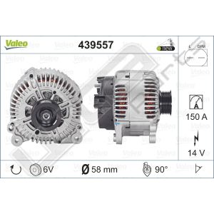 Dynamo Valeo OE 12V