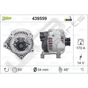 Dynamo Valeo OE 12V Bmw