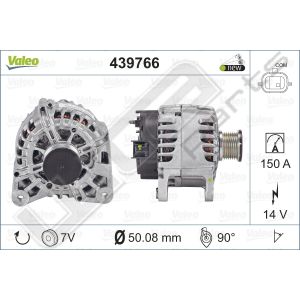 Dynamo Valeo OE 12V 150A 7gr.