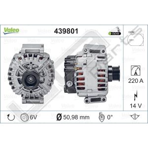 Dynamo Valeo OE 12V