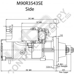 Starter Prestolite nieuw 6.2KW 24V