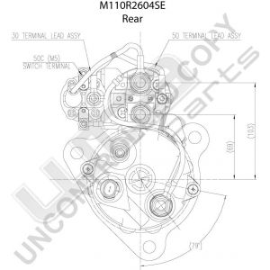 Prestolite Starter  M110 12V 7kW OCP