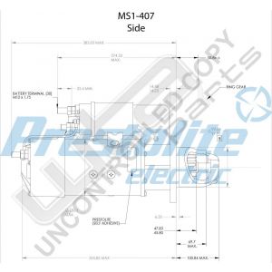 Prestolite Starter  24V 7.5KW