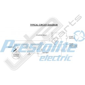 Prestolite Starter  24V 7.5KW