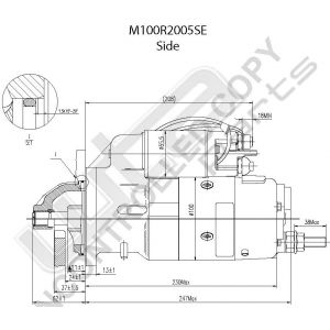 Prestolite Starter M100 12V 4kW