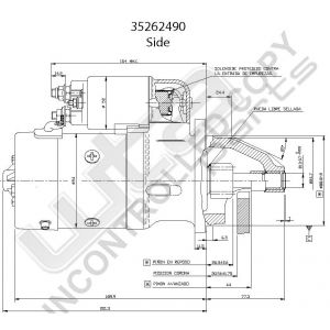 Prestolite Starter  M100R 12V 4 kW