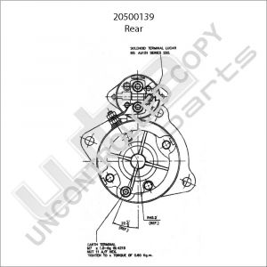 Prestolite Starter  12V 2.1KW Land Rover