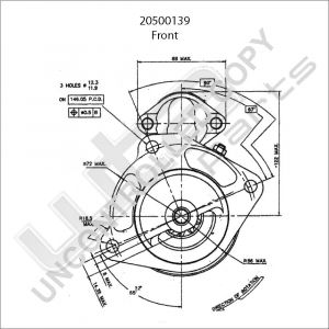 Prestolite Starter  12V 2.1KW Land Rover