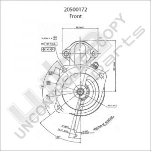 Prestolite Starter  12V 2.1KW Case