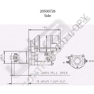 Prestolite Starter  12V 1.4KW