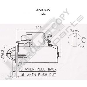 Prestolite Starter  12V 1.4KW