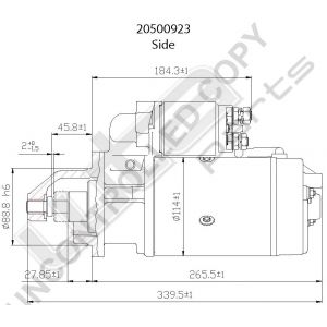 Prestolite Starter  24V 4kW Deutz