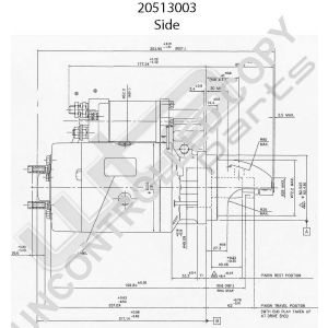 Prestolite Starter  12V 2,2kW CAT, Mercuriser