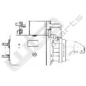 Prestolite Starter  12V 2,2kW CAT, Mercuriser