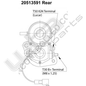 Prestolite Starter  MOTOR 12V 2kW Carrier