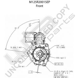 Prestolite Starter  M125 12V