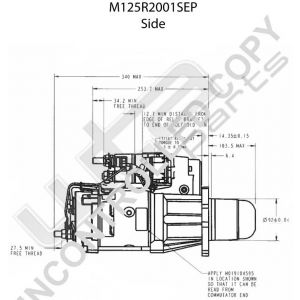 Prestolite Starter  M125 12V