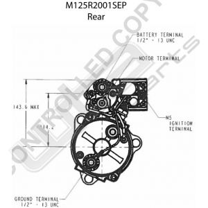 Prestolite Starter  M125 12V