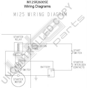 Prestolite Starter  M125 12V