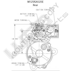 Prestolite Starter  M125 12V