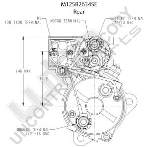 Prestolite Starter  M125 12V