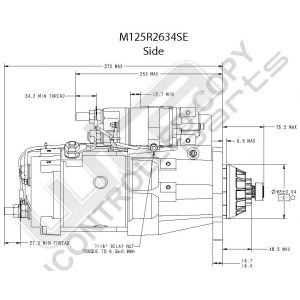 Prestolite Starter  M125 12V