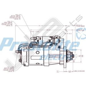 Prestolite Starter  M128 24V 10KW CW