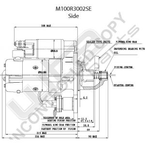 Prestolite M100 Starter  24V 6KW