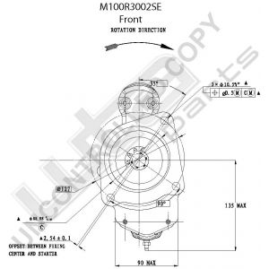 Prestolite M100 Starter  24V 6KW