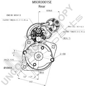 Prestolite Starter  M93R 24V 6KW