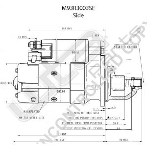 Prestolite Starter  M93R 24V 6KW