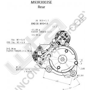 Prestolite Starter  M93R 24V 6KW