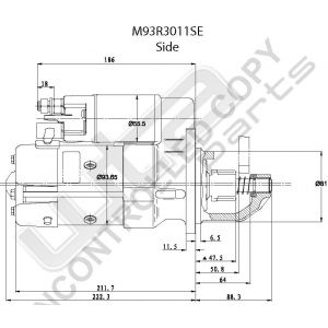 Prestolite Starter  M93 24V 6KW