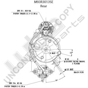 Prestolite Starter M93  24V 6KW