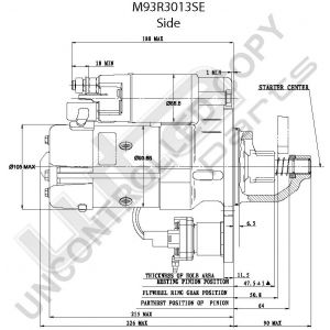 Prestolite Starter M93  24V 6KW