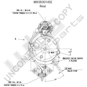 Prestolite Starter  M93R 24 6KW for Cummins