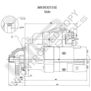 Prestolite Starter  M93R 24 6KW